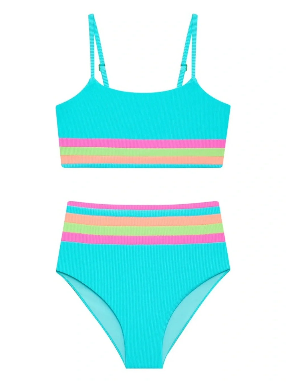 Beach Riot Kids' Little Millie & Mae Two-Piece Swimsuit 13-14 size